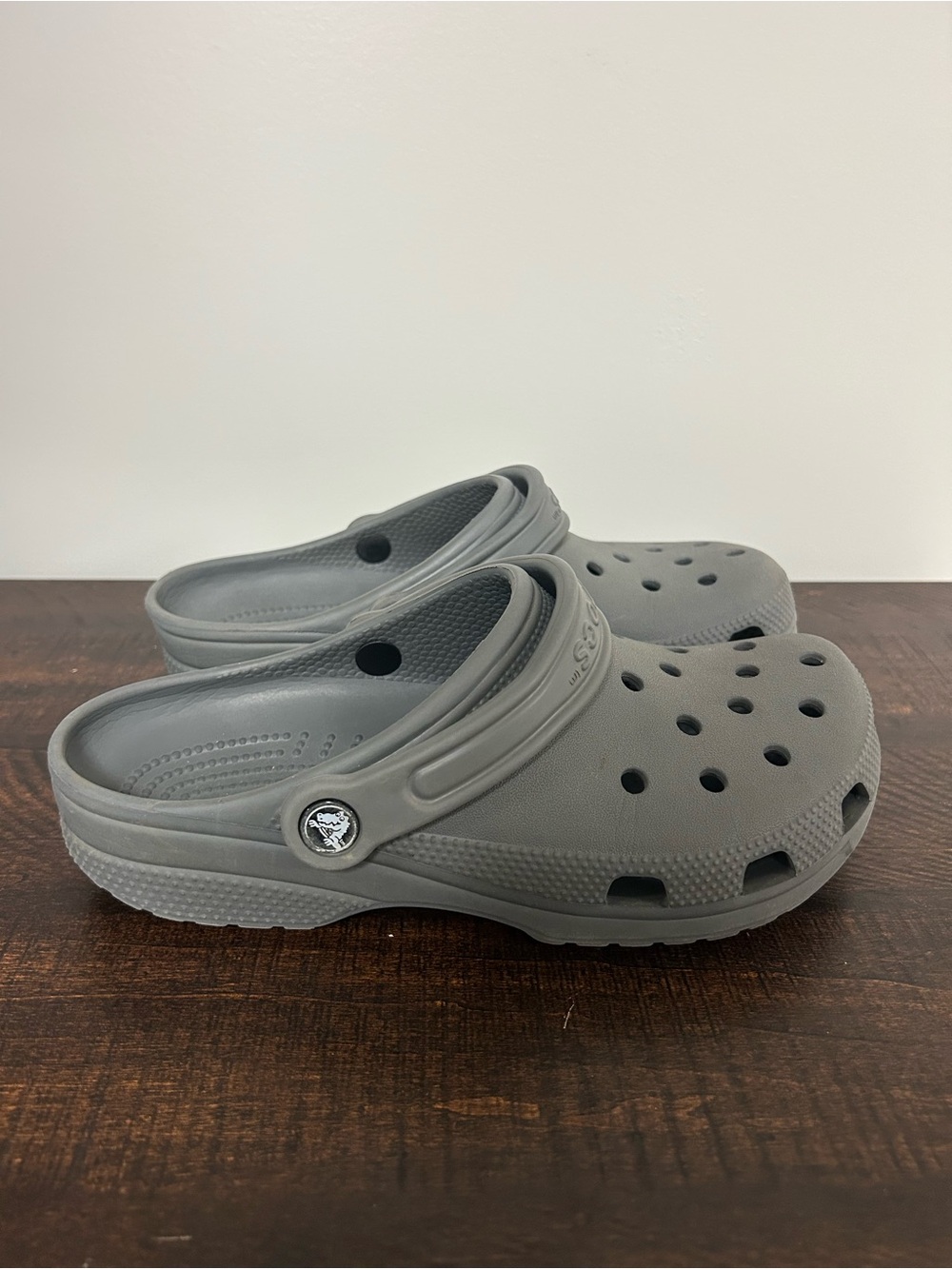 Crocs Unisex Classic Clog 10001-0DA Dark Grey Mens Size 6 Women’s 8